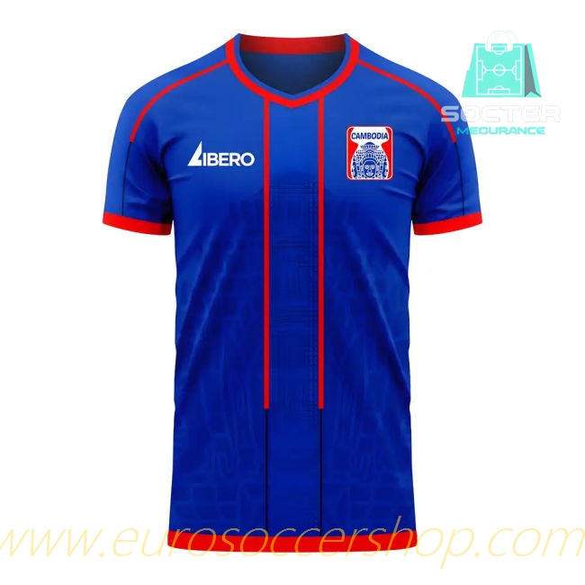 2025-2026 Season Replica Cambodia Home Kit Kids