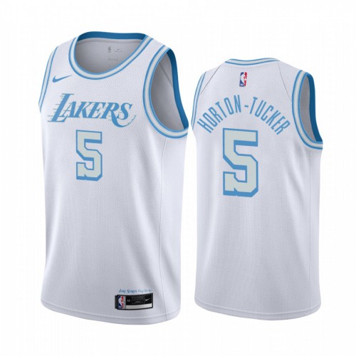 Nike Lakers White Angeles Lakers #5 Jersey - Discounted Quality