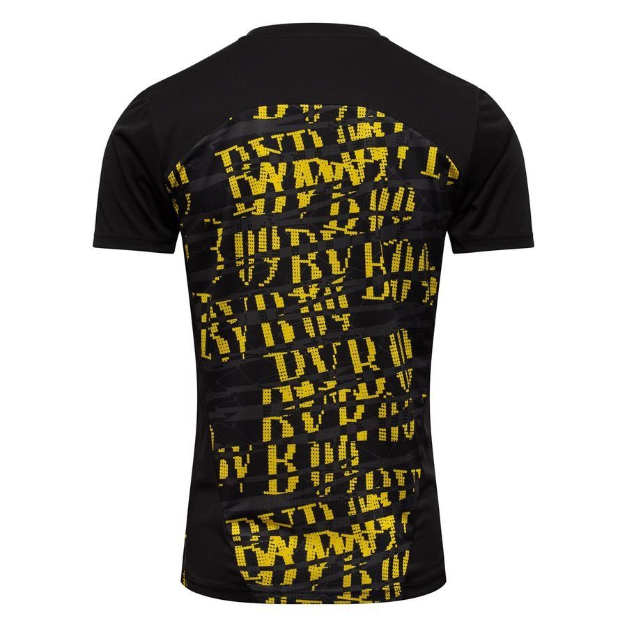 Dortmund Training T-Shirt Pre Match - PUMA Black/Faster Yellow Kids