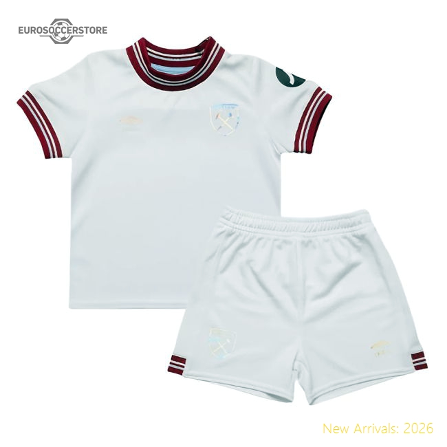 2023-2024 West Ham Away Baby Kit - Economical - Authentic Design