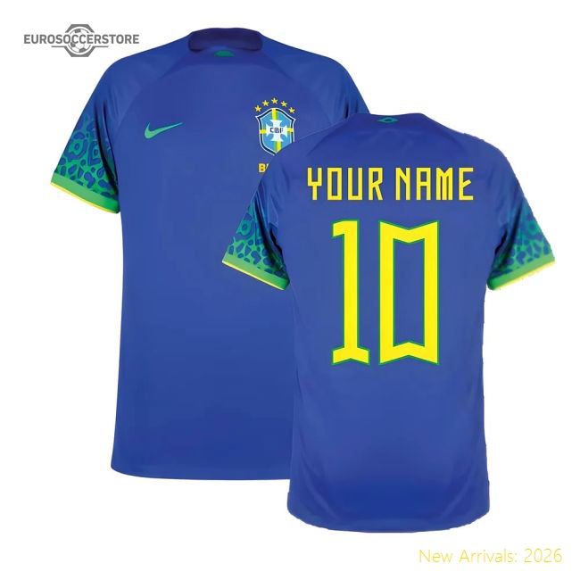 Durable Football Brazil Jersey - Vintage 2022-2023 Timeless