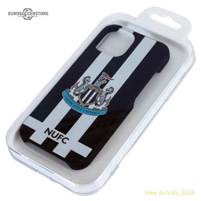 Authentic Newcastle United Fc Iphone 15 Striped Hard Case - Premium