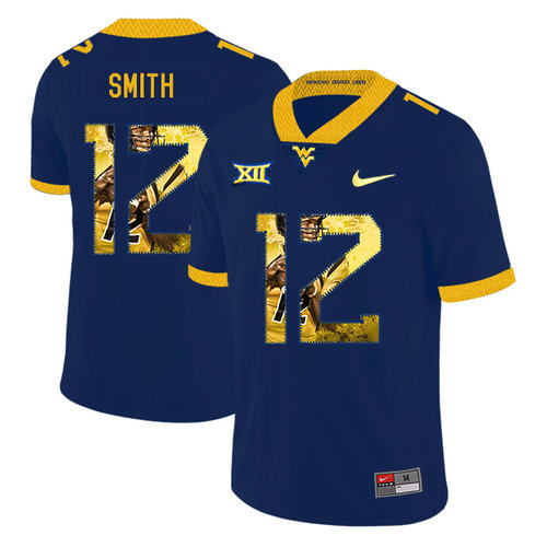 Men's None #12 Geno Smith Game 2024 game jersey high quality Jersey