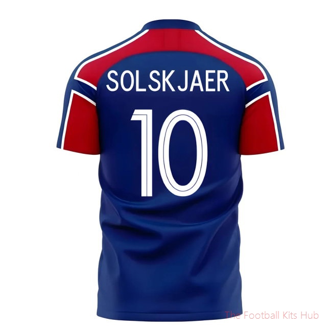 [JED] Norway 2025/26 Away Football Kit (Libero) (SOLSKJAER 10)