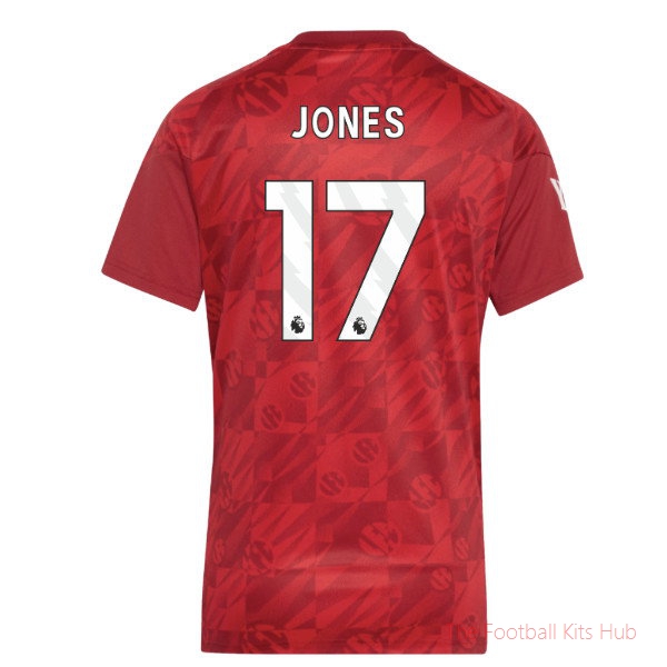 Liverpool Pre-Match Warm Up Shirt - 2026-2027 Womens (Womens) (Jones 17)