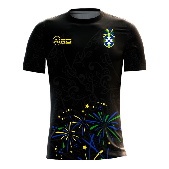 Championship 2025-2026 Brazil Third Concept Football Shirt (Ronaldinho