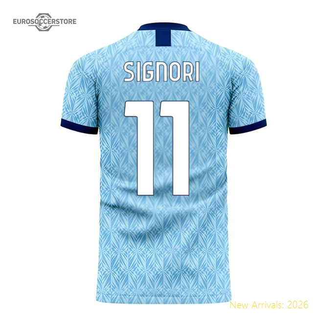 Ss Lazio 1990s Home Retro Concept Kit (libero) (signori 11)