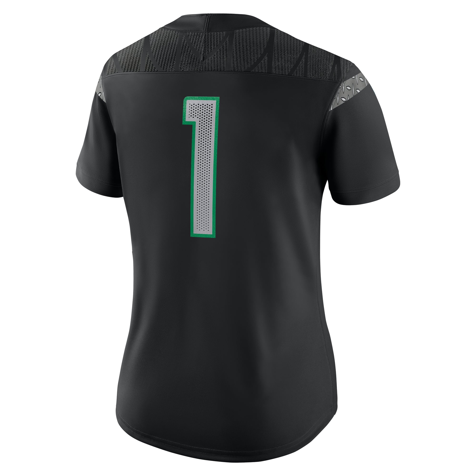 #1 Oregon Ducks Nike Women's Game Jersey - Black