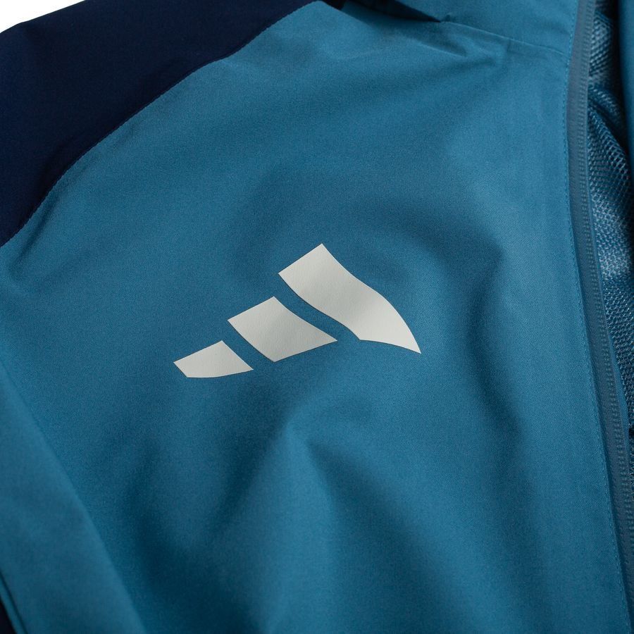 Arsenal Rain Travel Jacket Tiro 25 Jet Blackened Blue/night Indigo
