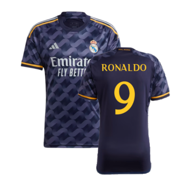 Fan-Favorite 2023-2024 Real Madrid Away Shirt (Ronaldo 9)