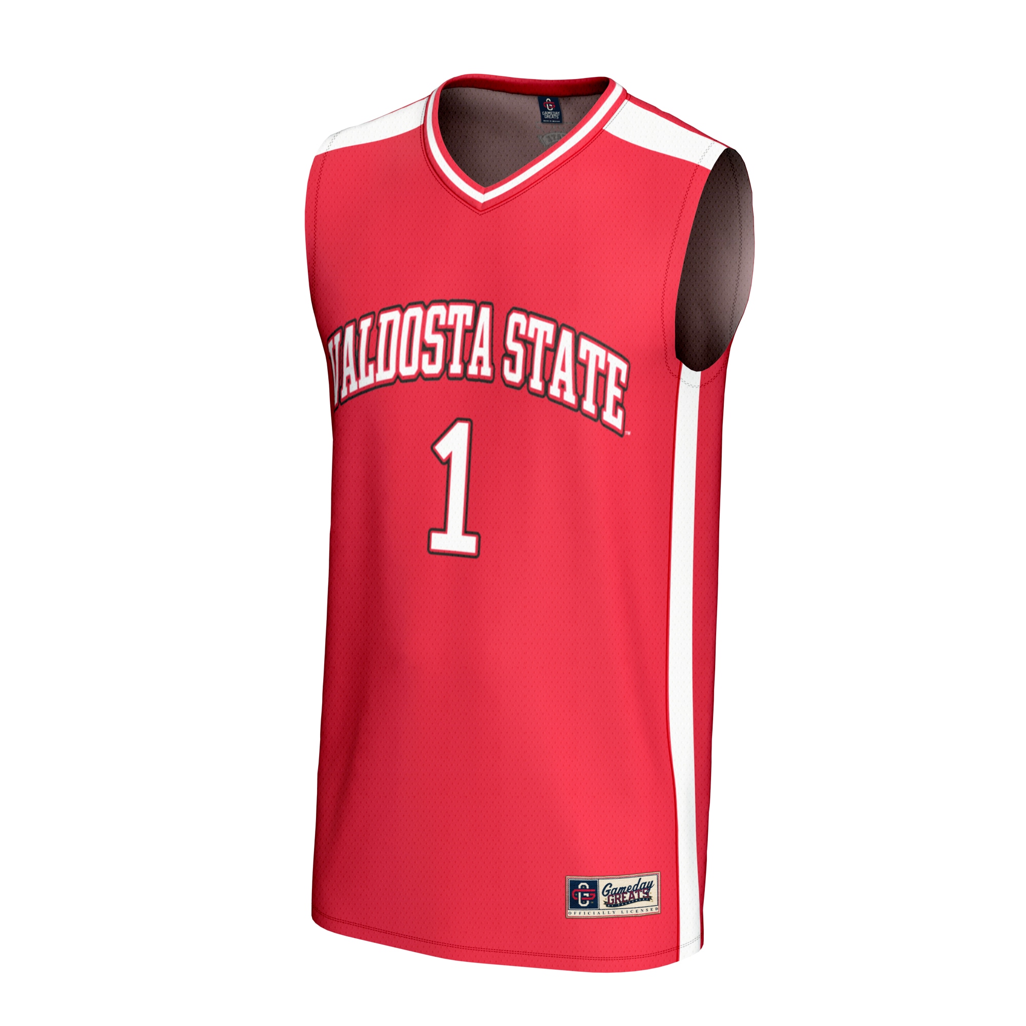 [DDG] Valdosta State Blazers GameDay Greats Unisex Lightweight Basketball Fashion Jersey - Red