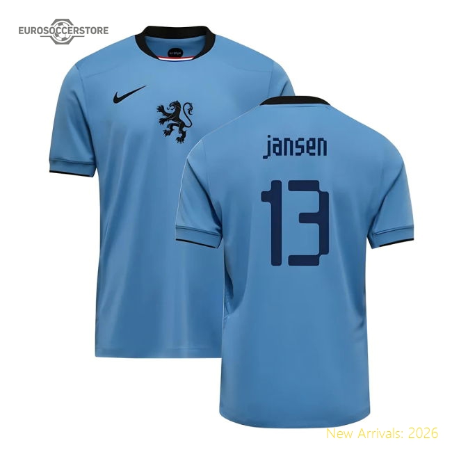2025-2026 Netherlands Womens Team Away Shirt (Kids) (Jansen 13)