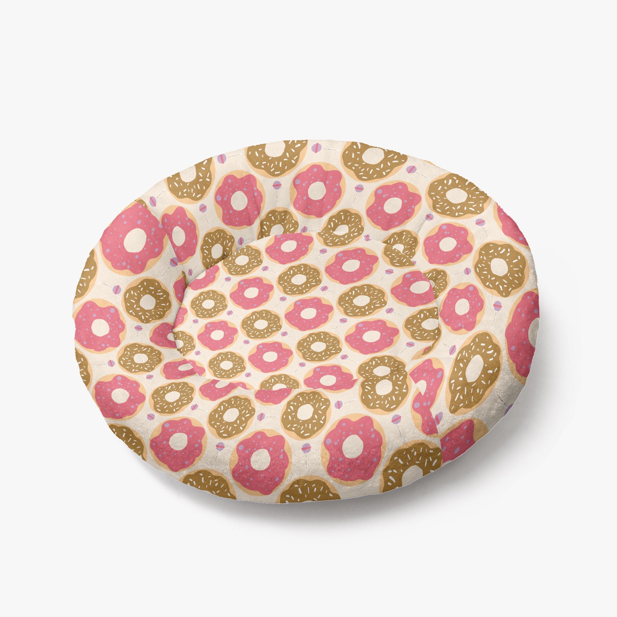 Bed | Anti-anxiety French Bulldog Donut Bed Dog Supplies | Durable Build
