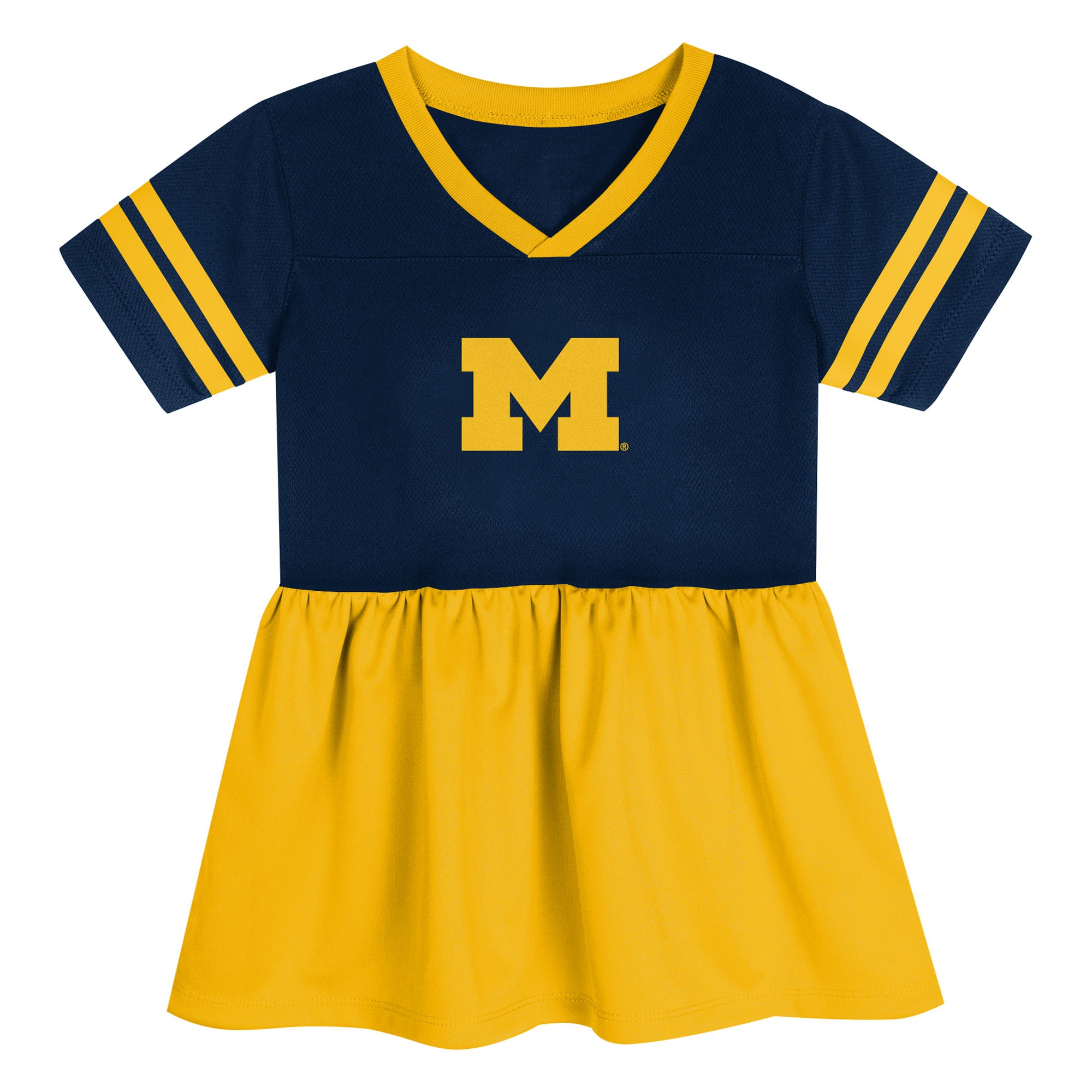 [NJP] Michigan Wolverines Outerstuff Toddler Toddler Stadium Light Fashion Jersey - Navy/Maize