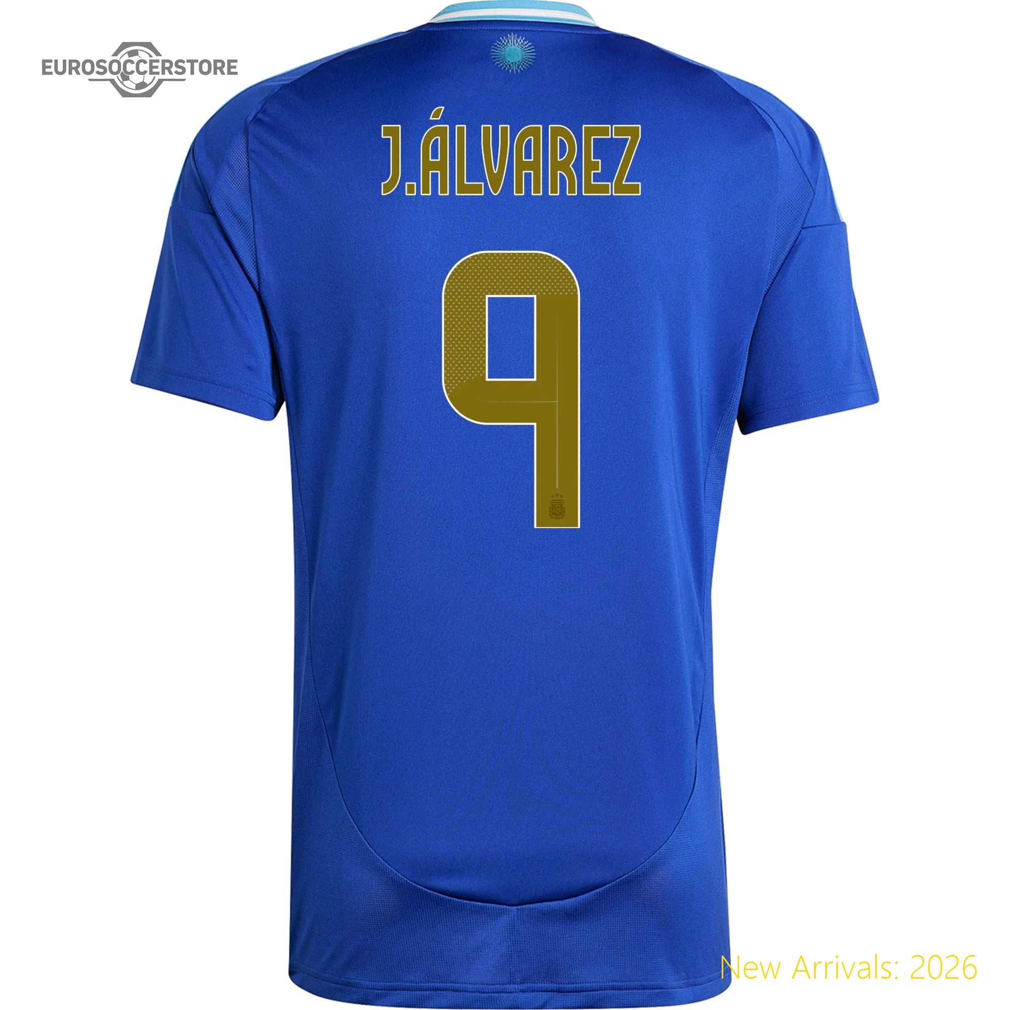 Club Approved Durable Kids Arg Defensive Rock Away Jersey 2024