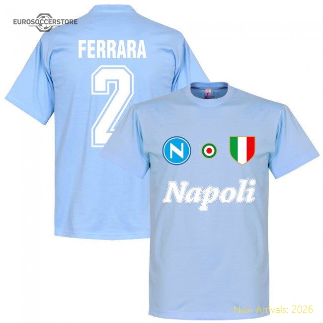 Superior Partenopei Ferrara 2 Team Fan T-shirt - Sky - Official Design