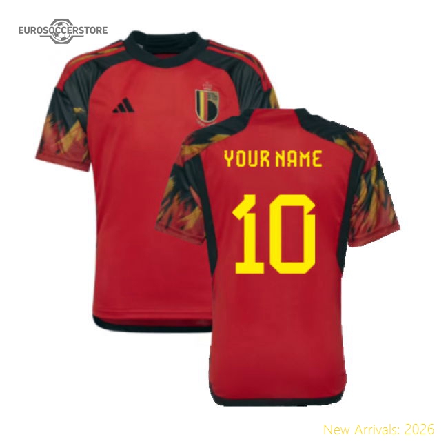 Belgium 2022-2023 Premium Home Shirt - Slim Mobility Ventilation