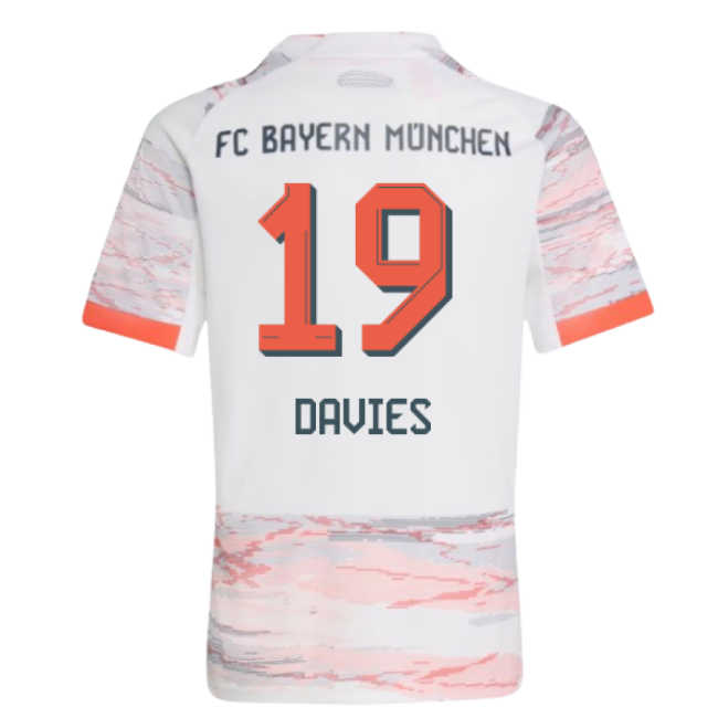 Premium Away Bayern Munich Kids) (davies Jersey Premium Fabric