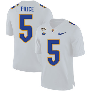 Men's None White 2024 away jersey Ejuan Price #5 game day Jersey