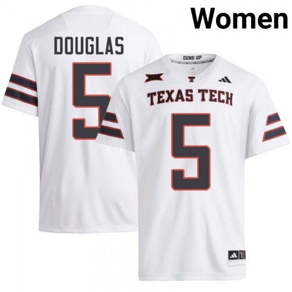 Women Ncaa Team #5 Caleb Douglas Premium Football Jersey