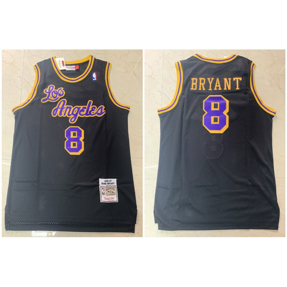 Los Angeles Lakers 8 Jersey - Black - Game Day Essential