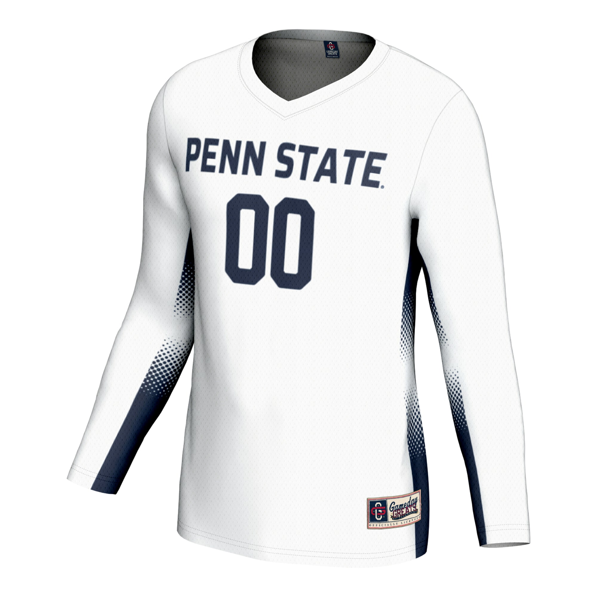 [DDG] Penn State Nittany Lions GameDay Greats Unisex NIL Lightweight Volleyball Jersey - White
