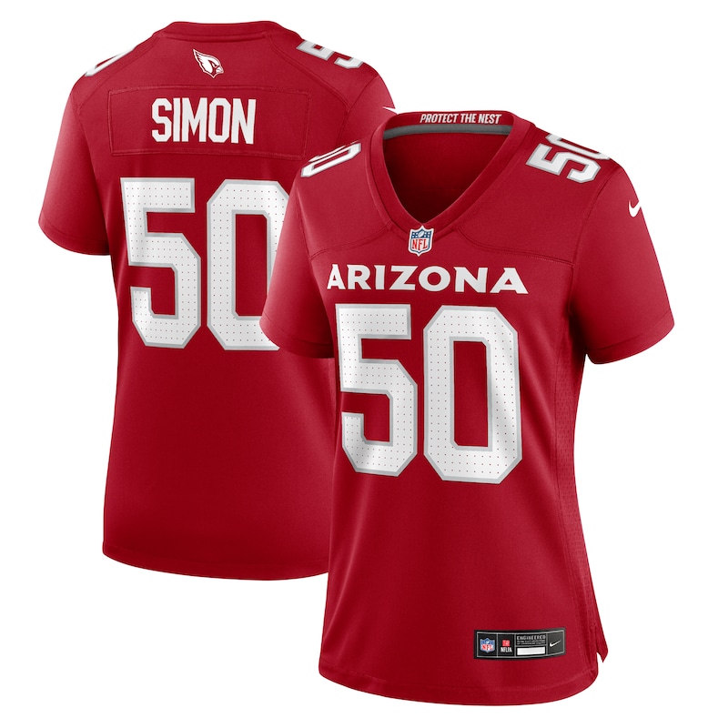 None Cody Simon AZ Cardinals Modern Official Jersey Football Apparel
