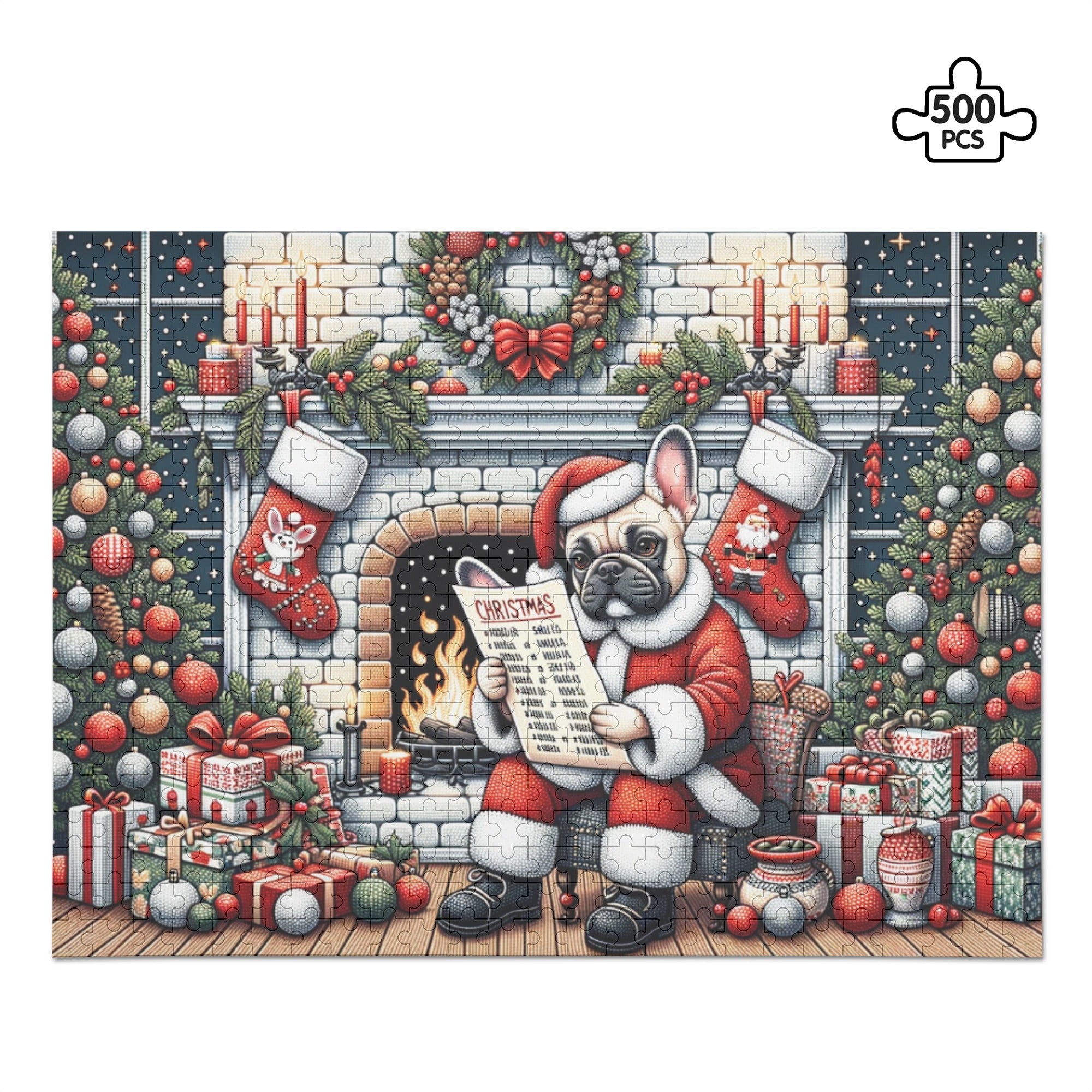 Stylish Cozy Monty - 500-piece Wooden Puzzle for Street Style Stylish