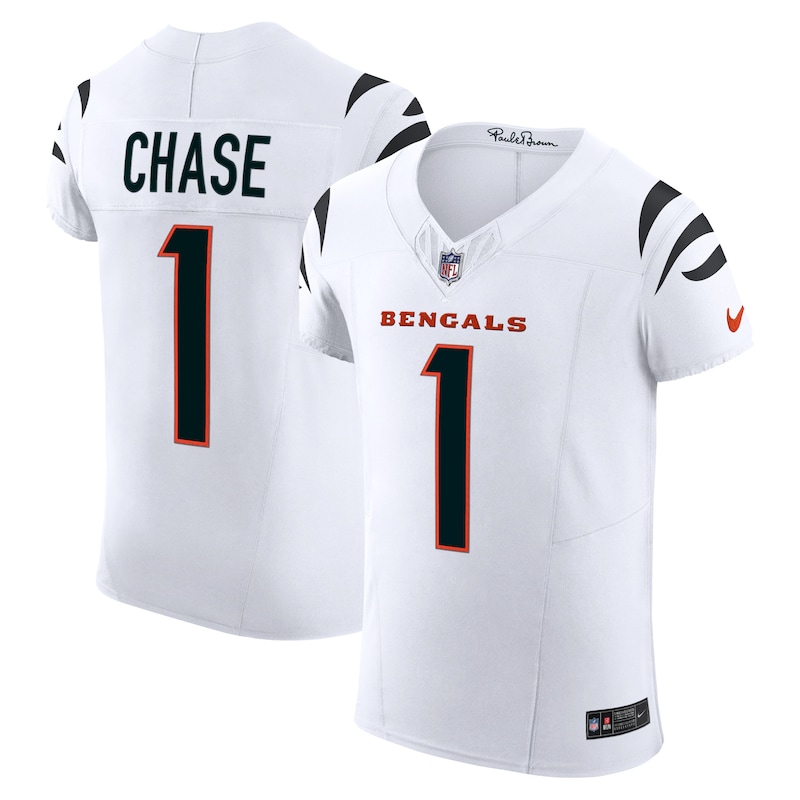 None JaMarr Chase Cincinnati Bengals Championship Authentic Jersey