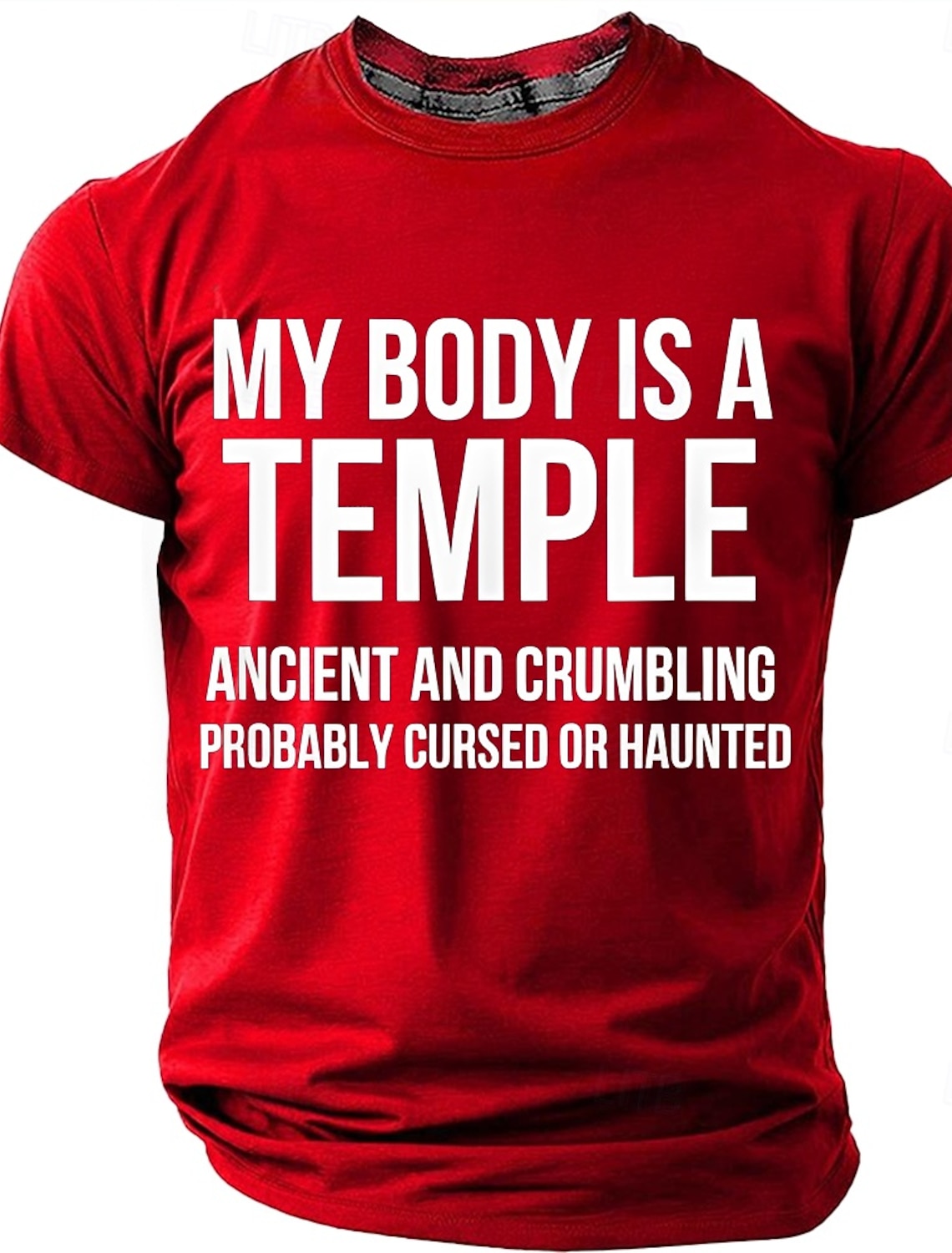 Men's T-Shirt Funny Graphic Short Sleeve UNDIAGNOSED BUT SOMETHING AIN'T RIGHT Lifestyle Humor Tee