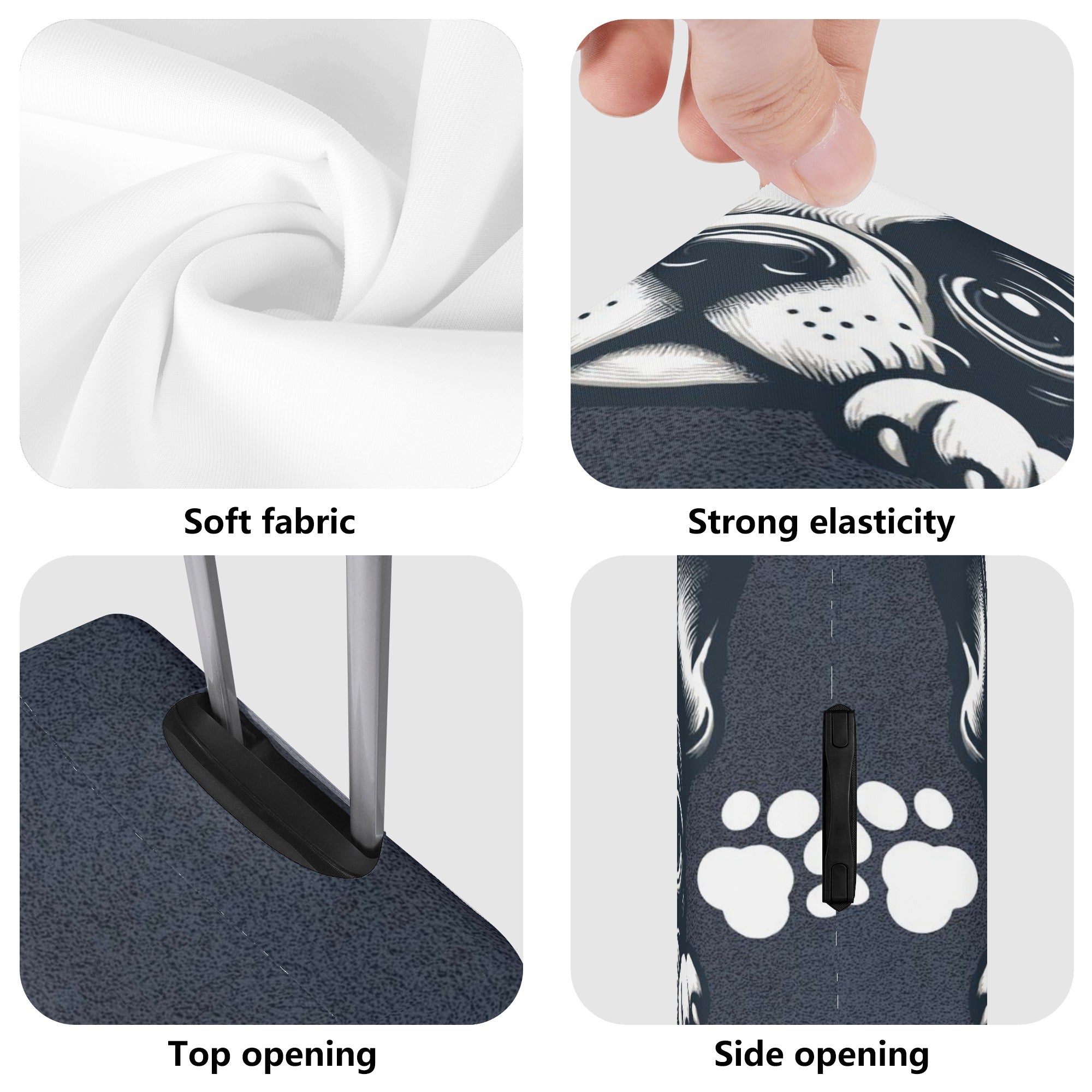 Fashion-Forward Roscoe - Luggage Cover For Boston Terrier Lovers for ...