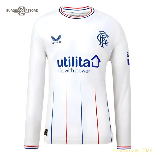 Rangers Children 2023 Away Jersey Shirt Football Fan Apparel