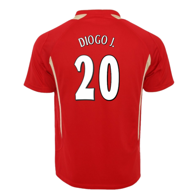 Official Liverpool Fc 2005 Champions League Final Shirt (diogo J. 20