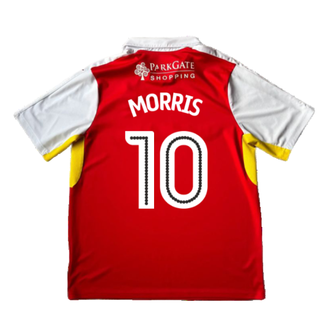Rotherham 2016-17 Home Shirt ((Good) XL) (Morris 10)_295