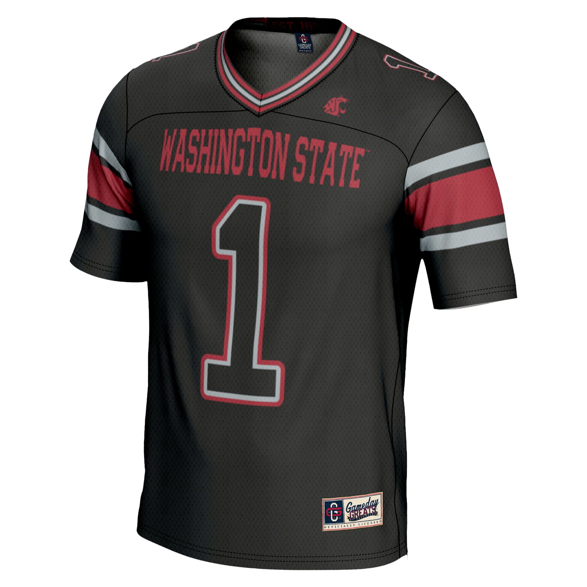 [NJP] Washington State Cougars GameDay Greats Youth Endzone Football Jersey - Black
