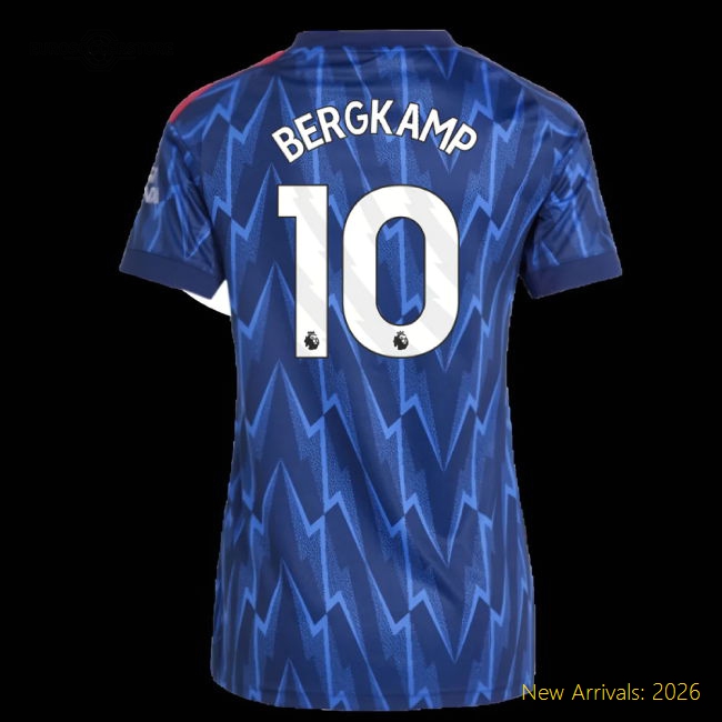 2025-2026 Arsenal Womens Premium Bergkamp Jersey Performance Fabric