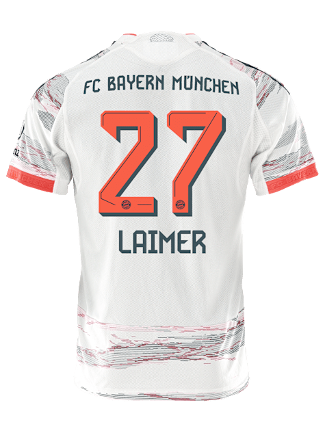 FC Bayern Munich Patch 2025-2026 Bun Away Jersey – Authentic Shirt