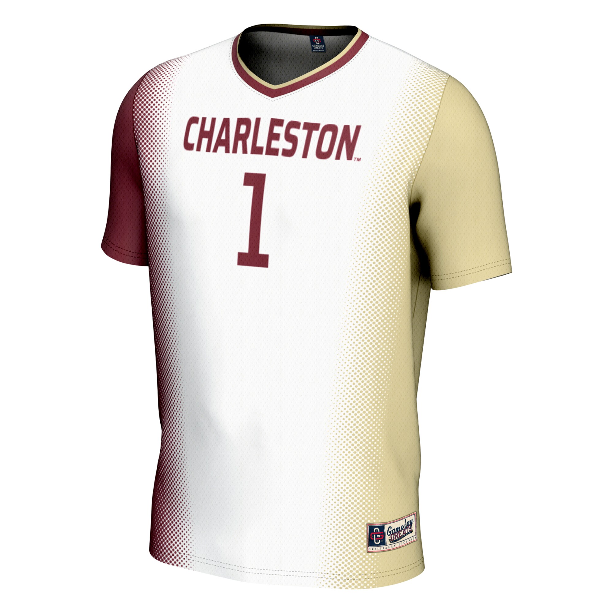 [ESK] Charleston Cougars GameDay Greats Unisex Lightweight Soccer Jersey - White