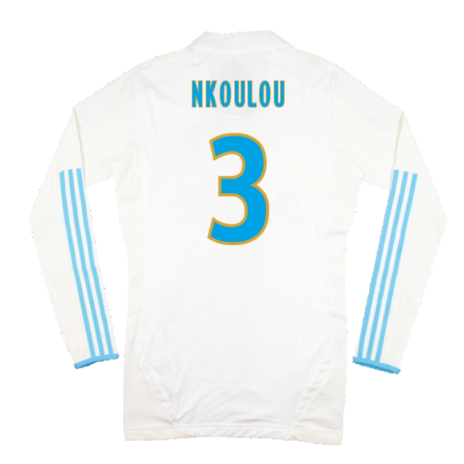 Performance Marseille 2011-12 Player Spec Long Sleeve Home Shirt ((Excellent) L) (Nkoulou