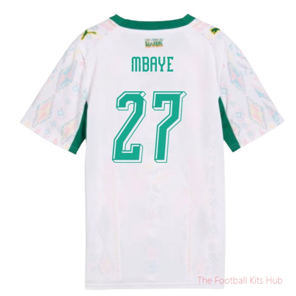 2026-2027 Senegal Home Shirt (Kids) (Mbaye 27)