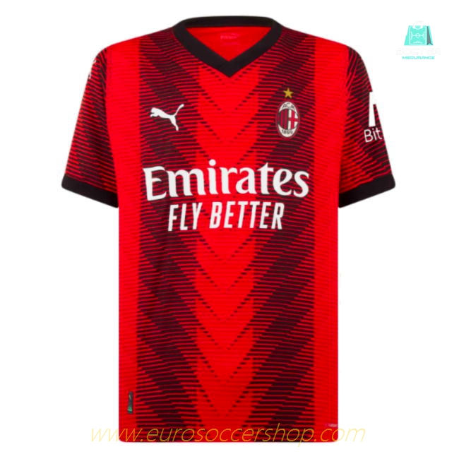 2023-2024 AC Milan Home Authentic Shirt (Ibrahimovic 11)
