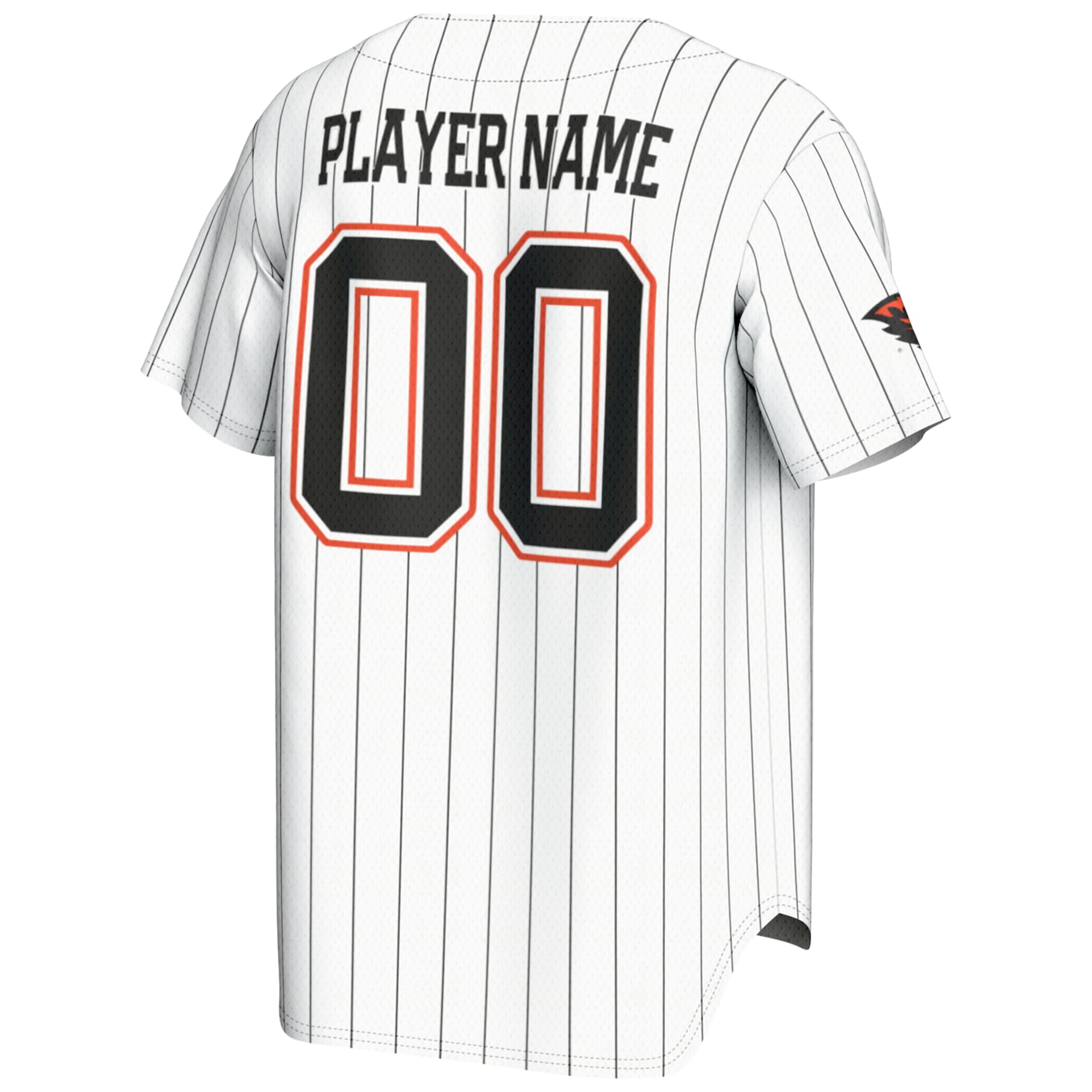 [NJP] Oregon State Beavers GameDay Greats NIL Pick-A-Player Lightweight Baseball Jersey - White