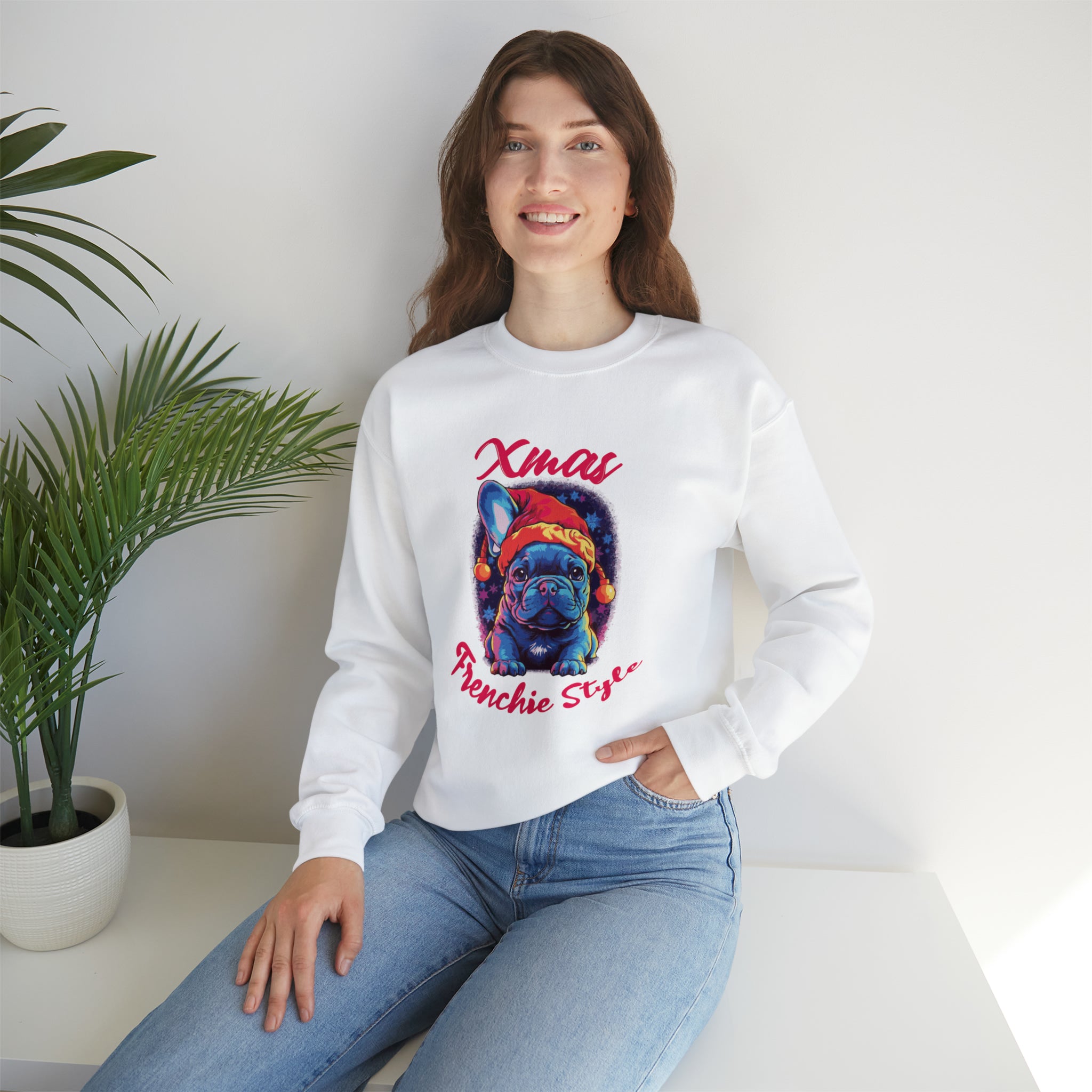 Fashion-Forward Xmas - Unisex Sweatshirt for French Bulldog Lovers