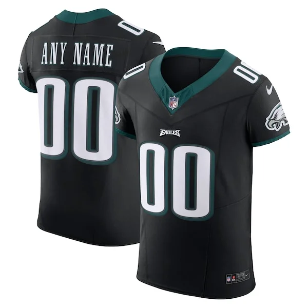 None Philadelphia Eagles Elite Jersey - Black | NFL Player Jersey