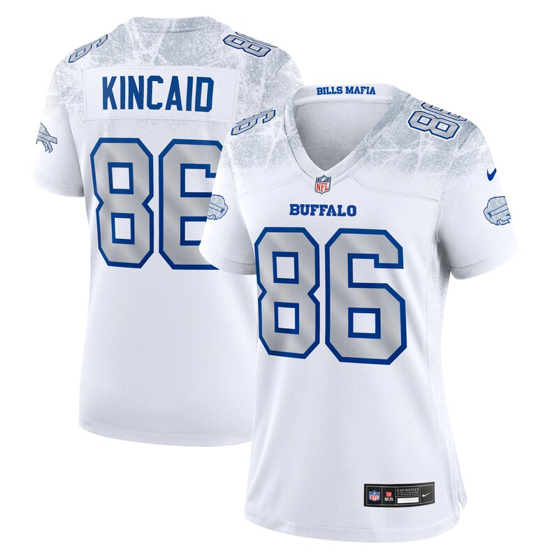 None Dalton Kincaid Team Captain BUF Bills Affordable Jersey