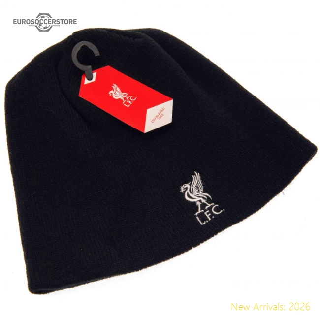 Premium Liverpool Fc Black Beanie - Premium Quality Football Apparel