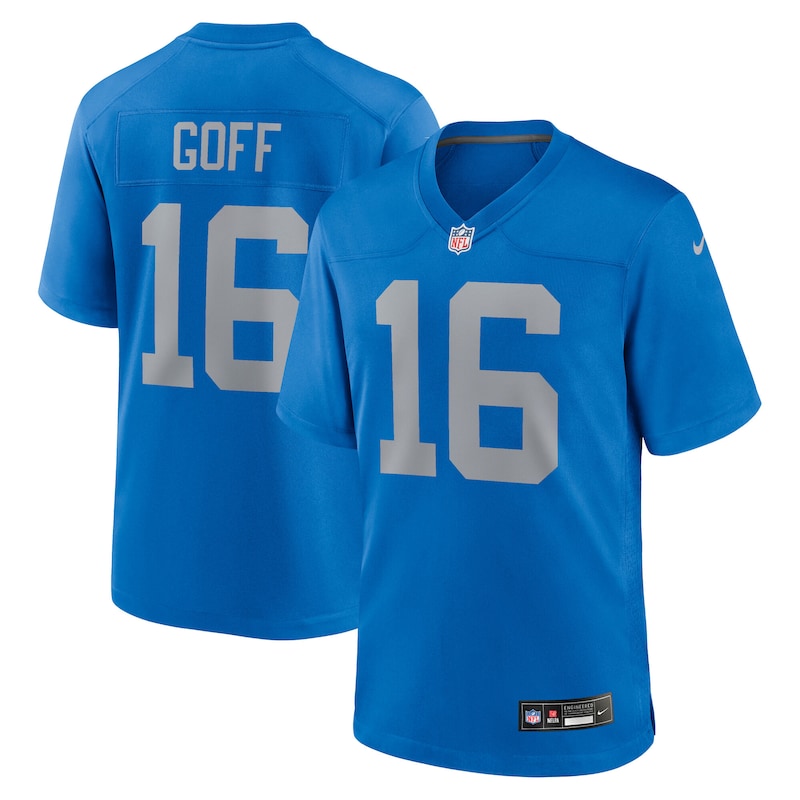 None Jared Goff Detroit Lions Powerful Collector's Item Football Appar