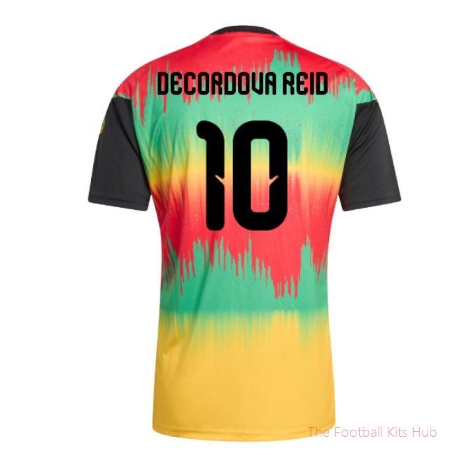 [LK] 2026/27 Jamaica Pre-Match Shirt (Bold Gold) (Decordova Reid 10)