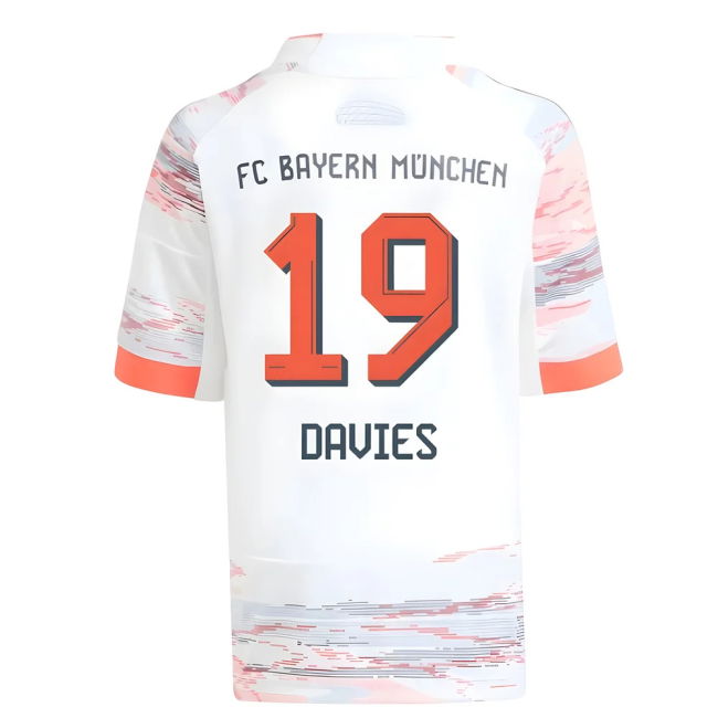 Unique Rare Quality Bayern Munich Away Limited Shirt (Davies 19) (1)