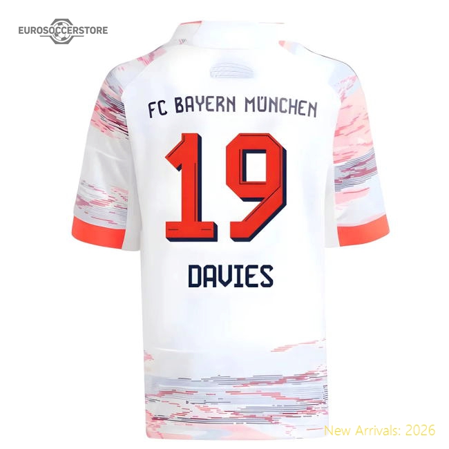 Bayern Munich Davies Away Premium Jersey Breathable Performance